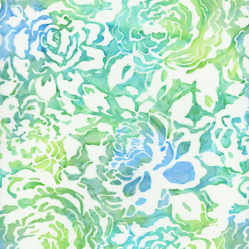 Azure Breeze - Artisan Batiks 22447-333 Sea Glass by Lauren Wan for Robert Kaufman Fabrics, Image