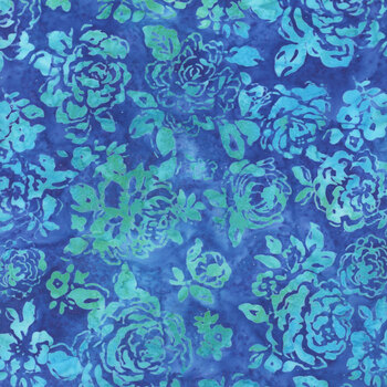 Azure Breeze - Artisan Batiks 22448-59 Ocean by Lauren Wan for Robert Kaufman Fabrics, Image