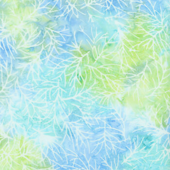 Azure Breeze - Artisan Batiks 22451-333 Sea Glass by Lauren Wan for Robert Kaufman Fabrics, Image