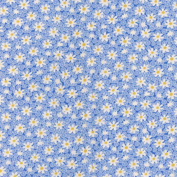 Nana Mae 8 1489-11 Blue by Henry Glass Fabrics, Image