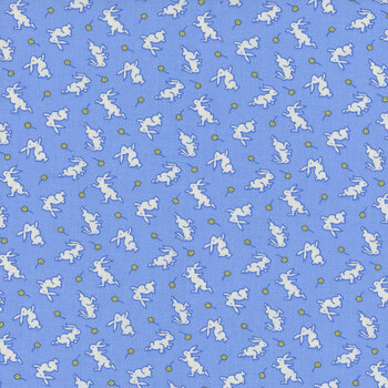 Nana Mae 8 1491-11 Blue by Henry Glass Fabrics, Image