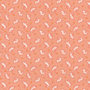 Nana Mae 8 1491-33 Peach by Henry Glass Fabrics, Image