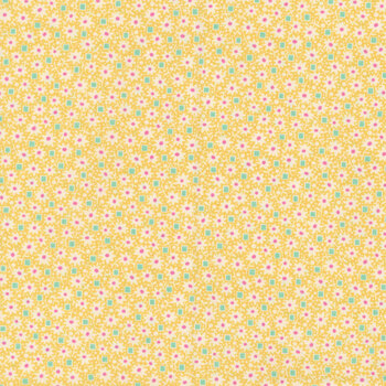 Nana Mae 8 1492-44 Yellow by Henry Glass Fabrics, Image