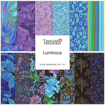 Luminous  13 FQ Set by Chong-A Hwang for Timeless Treasures Fabrics, Image