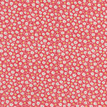 Nana Mae 8 1492-88 Red by Henry Glass Fabrics, Image