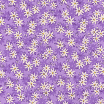 Nana Mae 8 1493-55 Purple by Henry Glass Fabrics, Image