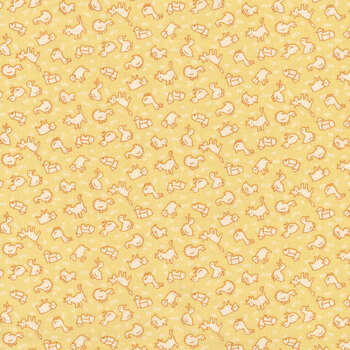 Nana Mae 8 1494-44 Yellow by Henry Glass Fabrics, Image