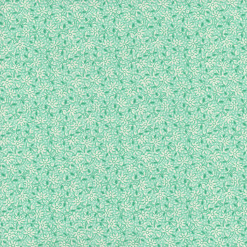 Nana Mae 8 1496-60 Aqua by Henry Glass Fabrics, Image