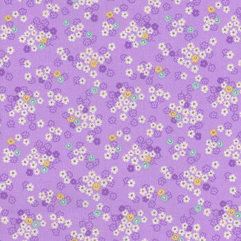 Nana Mae 8 1498-55 Purple by Henry Glass Fabrics, Image