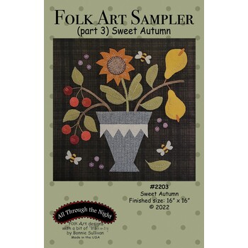 Folk Art Sampler Pattern - Part 3 - Sweet Autumn, Image