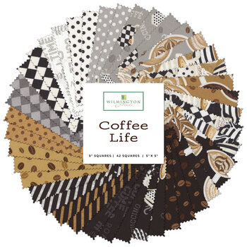 Coffee Life  5 Karat Crystals by Jennifer Pugh for Wilmington Prints, Image