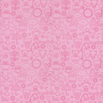 Bundle of Joy C15293-PINK by Doodlebug Design Inc. for Riley Blake Designs, Image