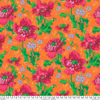 Kaffe Fassett Collective Classics Plus PWPJ127.RED Papaver - Red by FreeSpirit Fabrics, Image