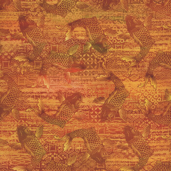 Oriental Gardens 5OG-1 by Jason Yenter for In The Beginning Fabrics, Image