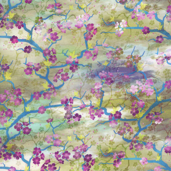 Oriental Gardens 6OG-3 by Jason Yenter for In The Beginning Fabrics