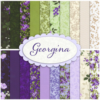 Georgina  20 FQ Set by Flowerhouse for Robert Kaufman Fabrics, Image