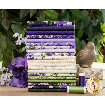 Georgina  20 FQ Set by Flowerhouse for Robert Kaufman Fabrics, Image