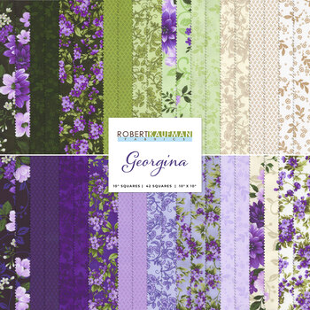 Georgina  Ten Squares by Flowerhouse for Robert Kaufman Fabrics, Image