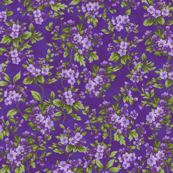 Georgina 22128-20 Amethyst by Flowerhouse for Robert Kaufman Fabrics, Image