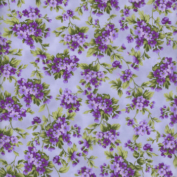 Georgina 22128-23 Lavender by Flowerhouse for Robert Kaufman Fabrics, Image