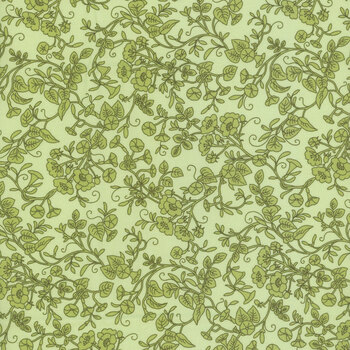 Georgina 22129-474 Honeydew by Flowerhouse for Robert Kaufman Fabrics, Image