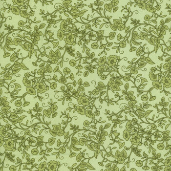 Georgina 22129-474 Honeydew by Flowerhouse for Robert Kaufman Fabrics, Image