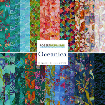 Oceanica  Ten Squares by Robert Kaufman Fabrics