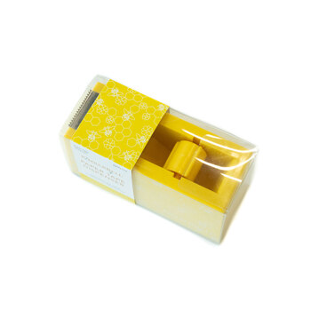 Paper Tape Dispenser - Yellow Honeycomb, Image