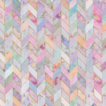 Golden Vibes 22737-198 Pastel by Lara Skinner for Robert Kaufman Fabrics, Image