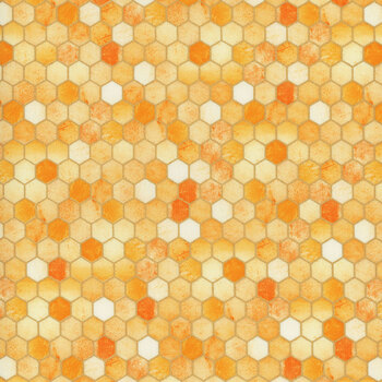 Golden Vibes 22741-138 Honey by Lara Skinner for Robert Kaufman Fabrics, Image