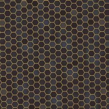 Golden Vibes 22741-181 Onyx by Lara Skinner for Robert Kaufman Fabrics, Image