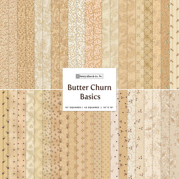 Butter Churn Basics  10x10 Squares by Kim Diehl for Henry Glass Fabrics, Image