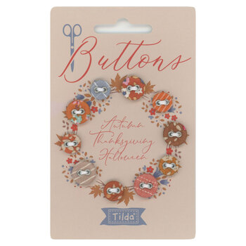 Creating Memories  10pc Button Pack - Autumn by Tilda, Image