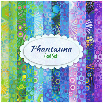 Phantasma  12 FQ Set - Cool Set by Robert Kaufman Fabrics, Image