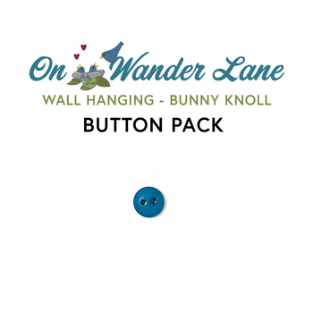 On Wander Lane Wall Hanging - Bunny Knoll - 1pc Button Pack, Image