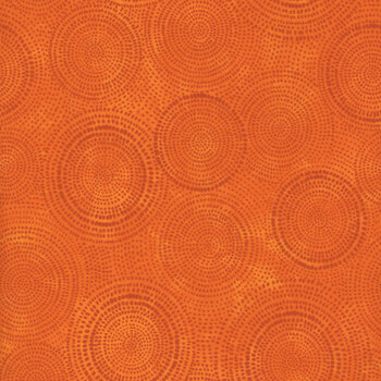 Radiance 53727-5 Pumpkin by Whistler Studios for Windham Fabrics, Image