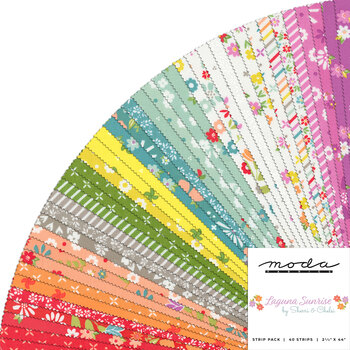 Laguna Sunrise  Jelly Roll by Sherri & Chelsi for Moda Fabrics, Image