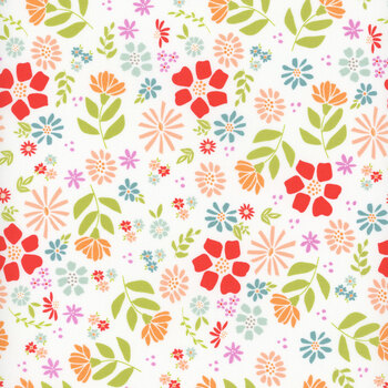 Laguna Sunrise 37680-11 Off White by Sherri & Chelsi for Moda Fabrics, Image