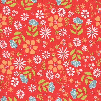 Laguna Sunrise 37680-16 Geranium by Sherri & Chelsi for Moda Fabrics, Image