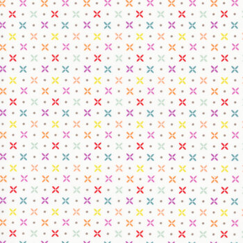 Laguna Sunrise 37686-11 Off White by Sherri & Chelsi for Moda Fabrics, Image