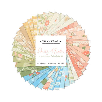 Dainty Meadow  Mini Charm Pack by Heather Briggs for Moda Fabrics, Image