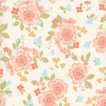 Dainty Meadow 31740-11 Porcelain by Heather Briggs for Moda Fabrics, Image