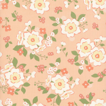 Dainty Meadow 31740-17 Peachy by Heather Briggs for Moda Fabrics