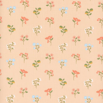 Dainty Meadow 31741-17 Peachy by Heather Briggs for Moda Fabrics, Image