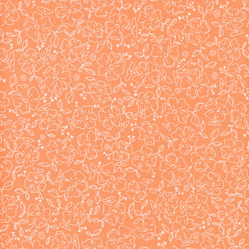 Dainty Meadow 31743-19 Coral by Heather Briggs for Moda Fabrics, Image