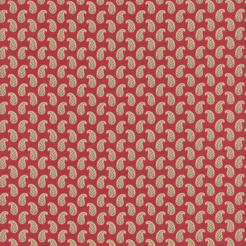 Rouenneries Trois 13967-16 Rouge by French General for Moda Fabrics, Image