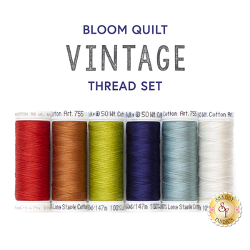  Bloom Quilt - Vintage - 6pc Thread Set, Image