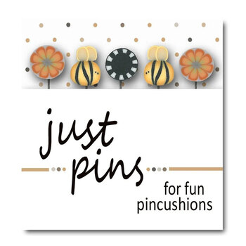 Just Pins - Bees and Blooms - 5pc, Image