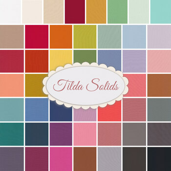 Tilda Solids 50 Fat Eighth Set by Tone Finnanger for Tilda, Image