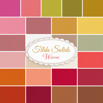 Tilda Solids 25 FQ Bundle - Warm by Tone Finnanger for Tilda, Image